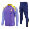 Atlético Madrid Purper Trainings Sweatshirt Kwart-Zip 2025-26